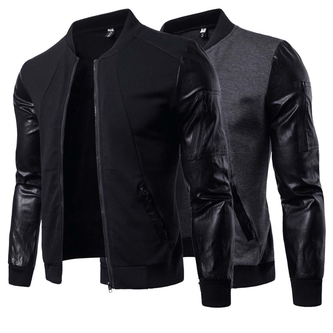 British Temperament Men Stand up Collar Jacket