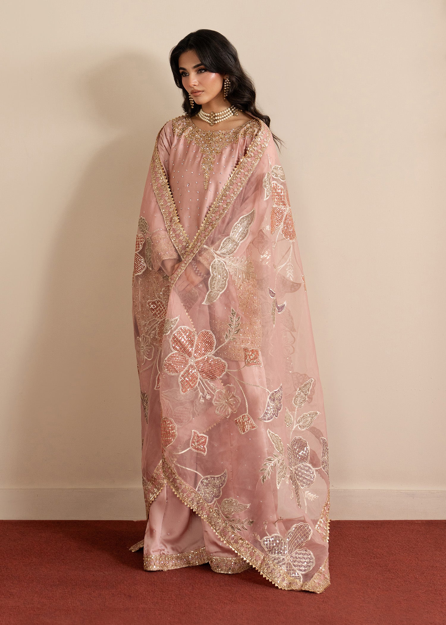 charmuse/shamooz Kurta Set in Pink