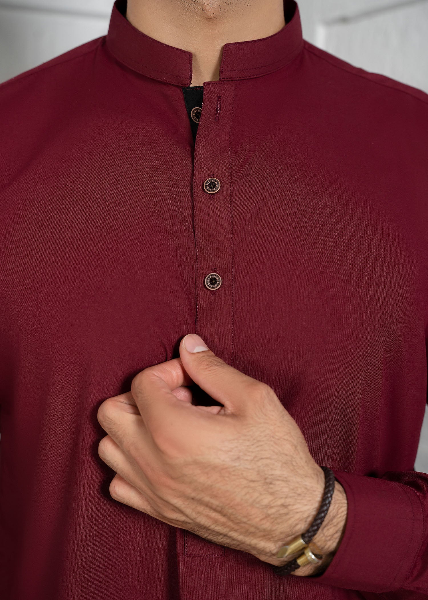 wash & wear Kurta Set in Red
