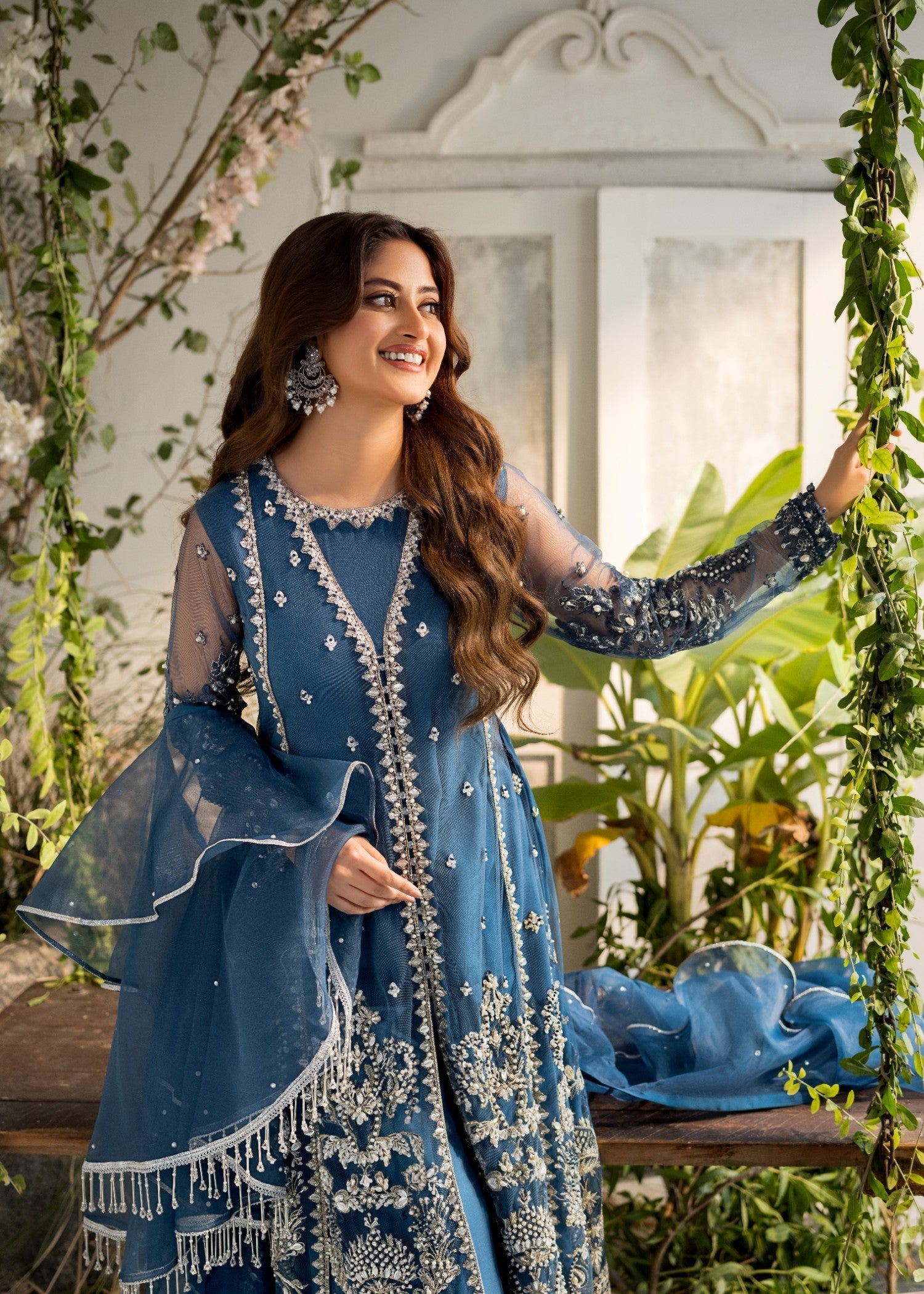 net Sharara in Teal