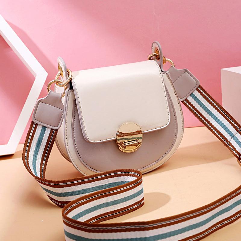 One-shoulder Diagonal Western Simple Casual Ladies Small Square With Lid Mini Bag