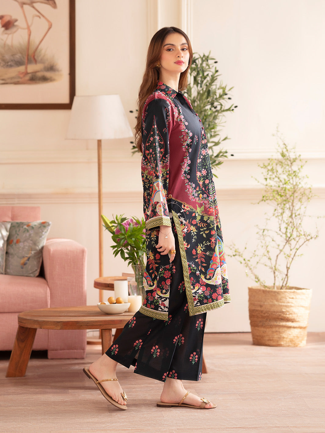 Noir 2PC Lawn – N-08