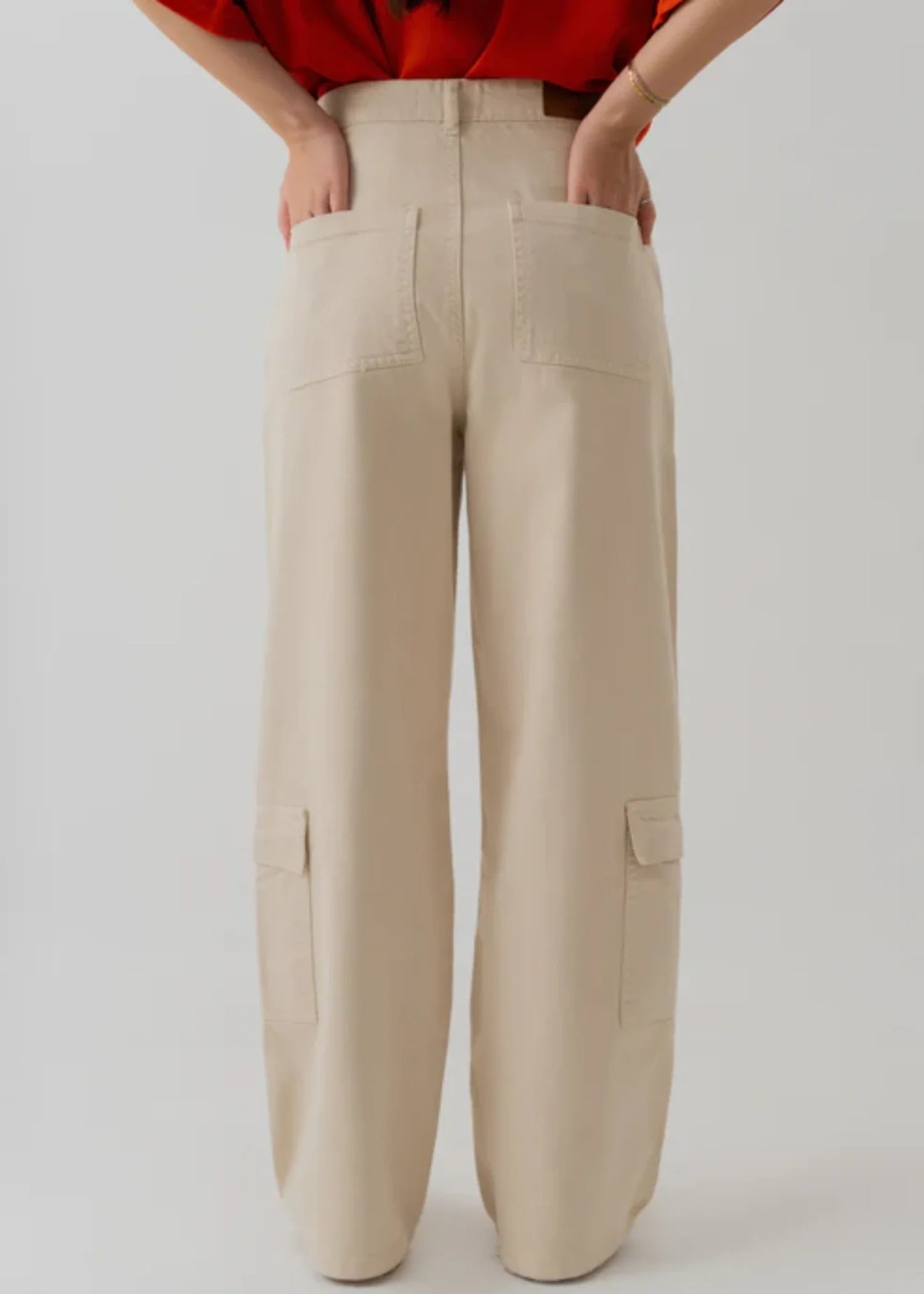 cotton Pants in Beige