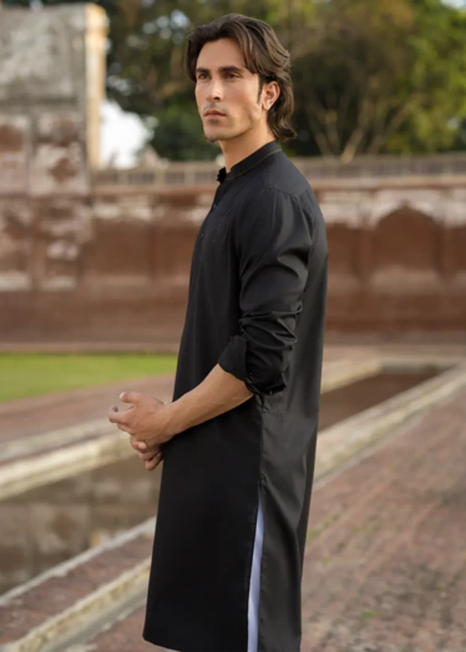 cotton Kurta in Black