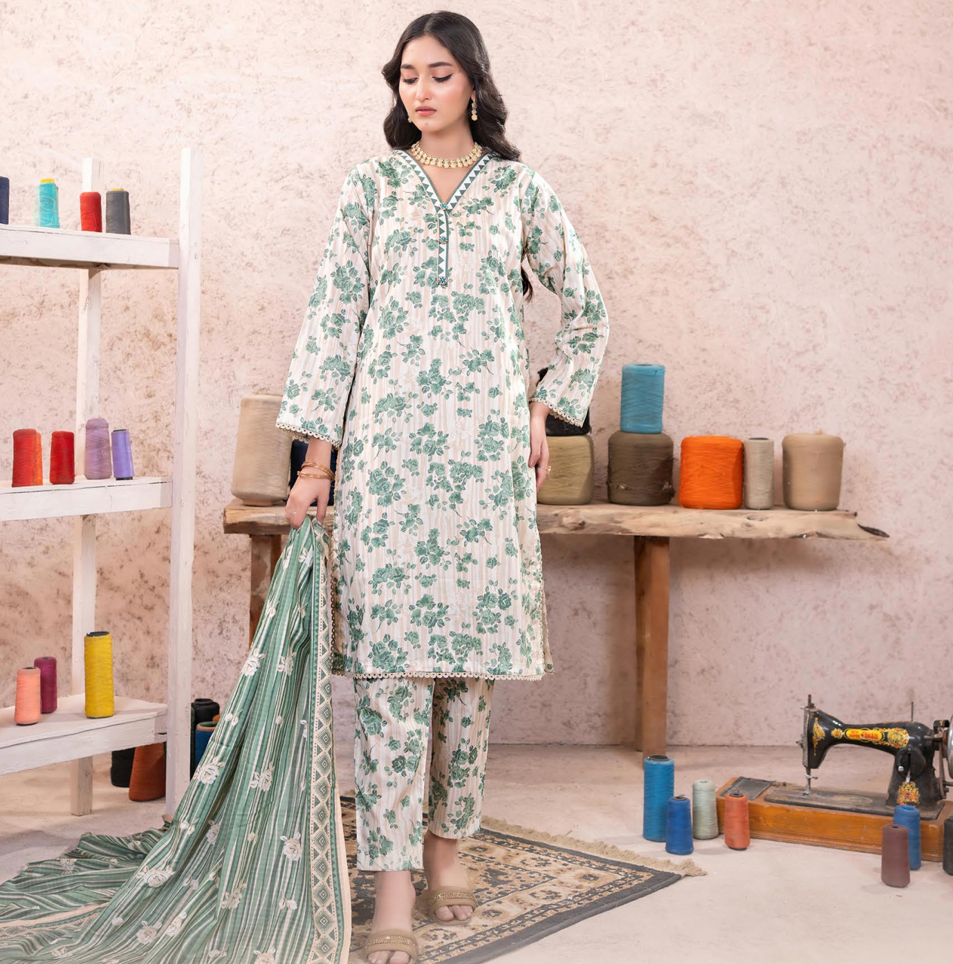 Printed Summer Lawn Drop 14 – 6