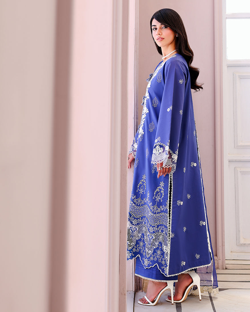 Veil of Summer Chikankari Lawn Edit – Blanc Mirage