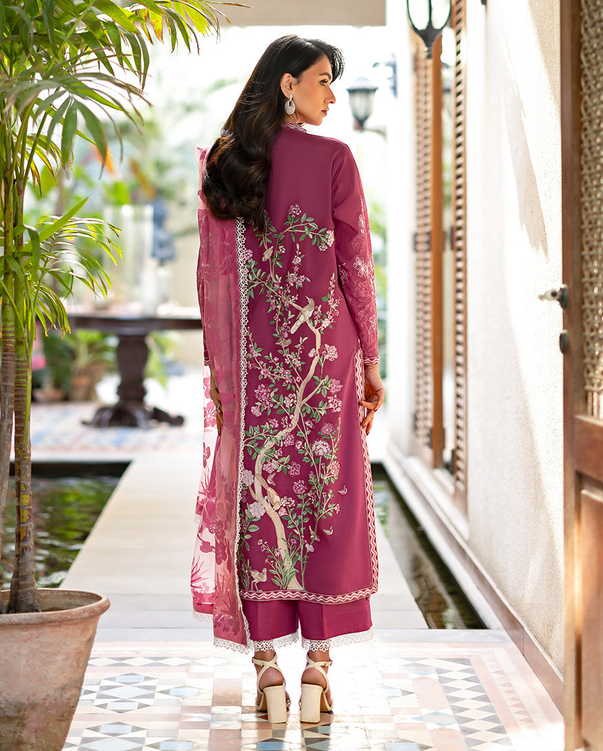 Astoria Festive Luxury Lawn – Rosea