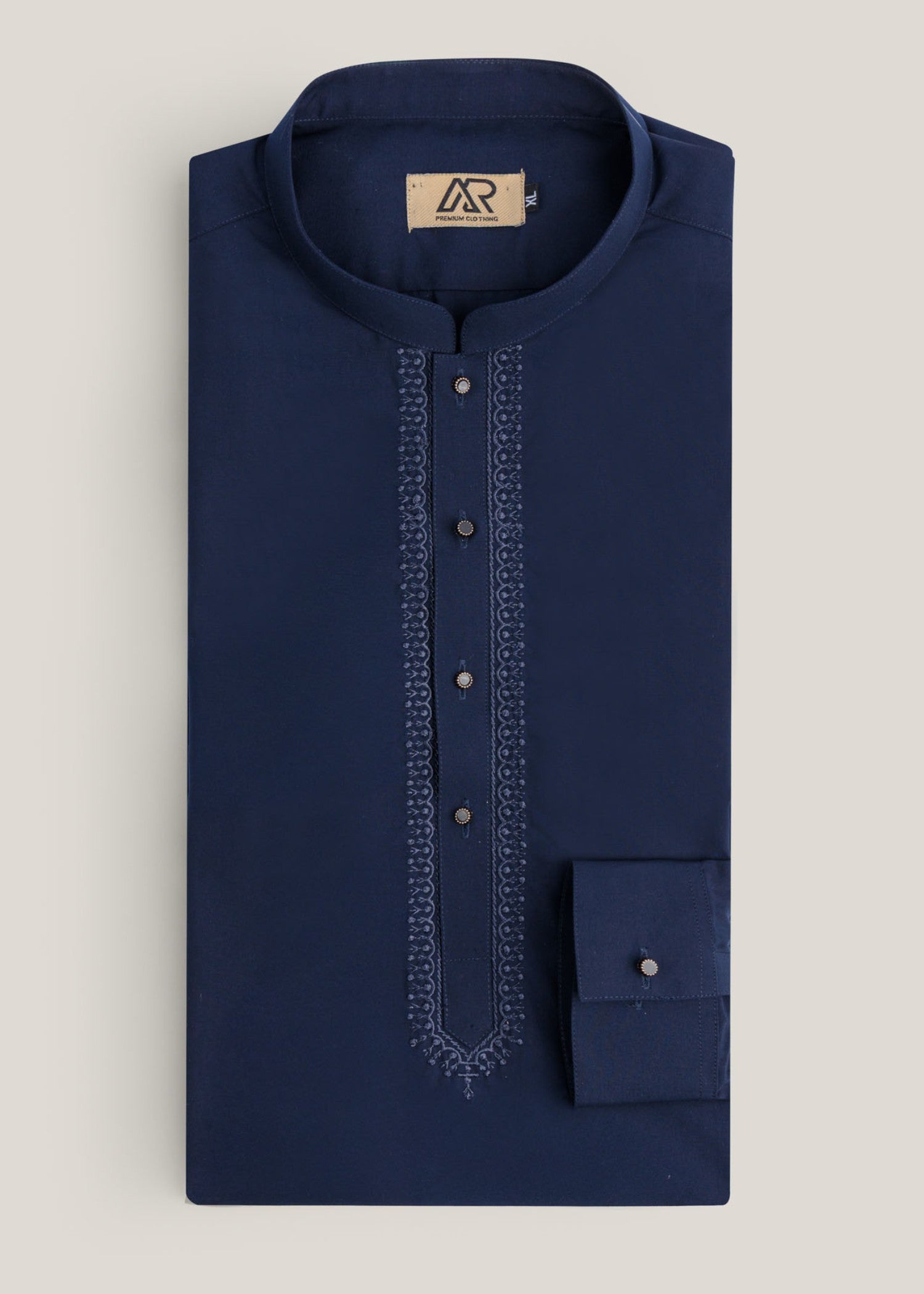 wash & wear Kurta Set in Navy blue