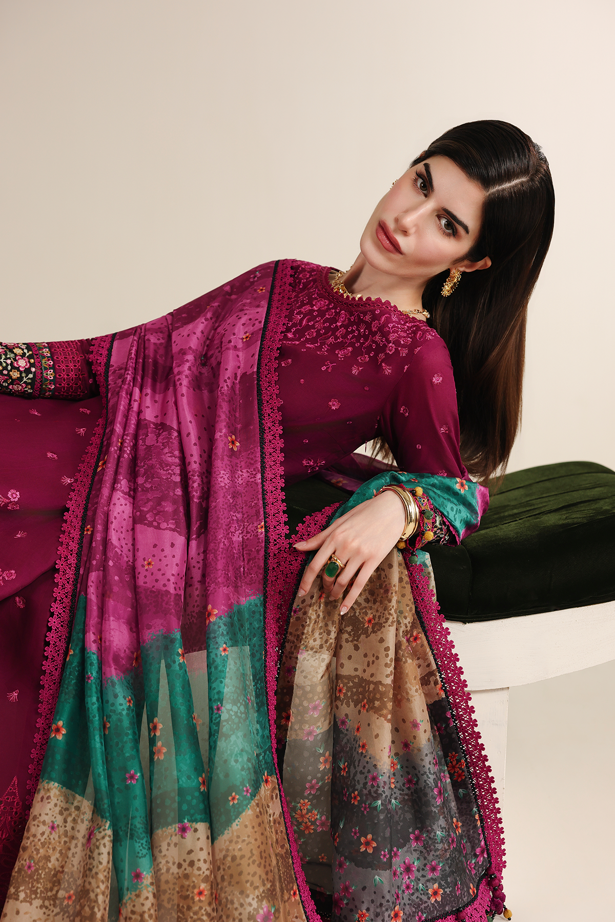 Iris Luxury Festive Lawn – IL26-D02