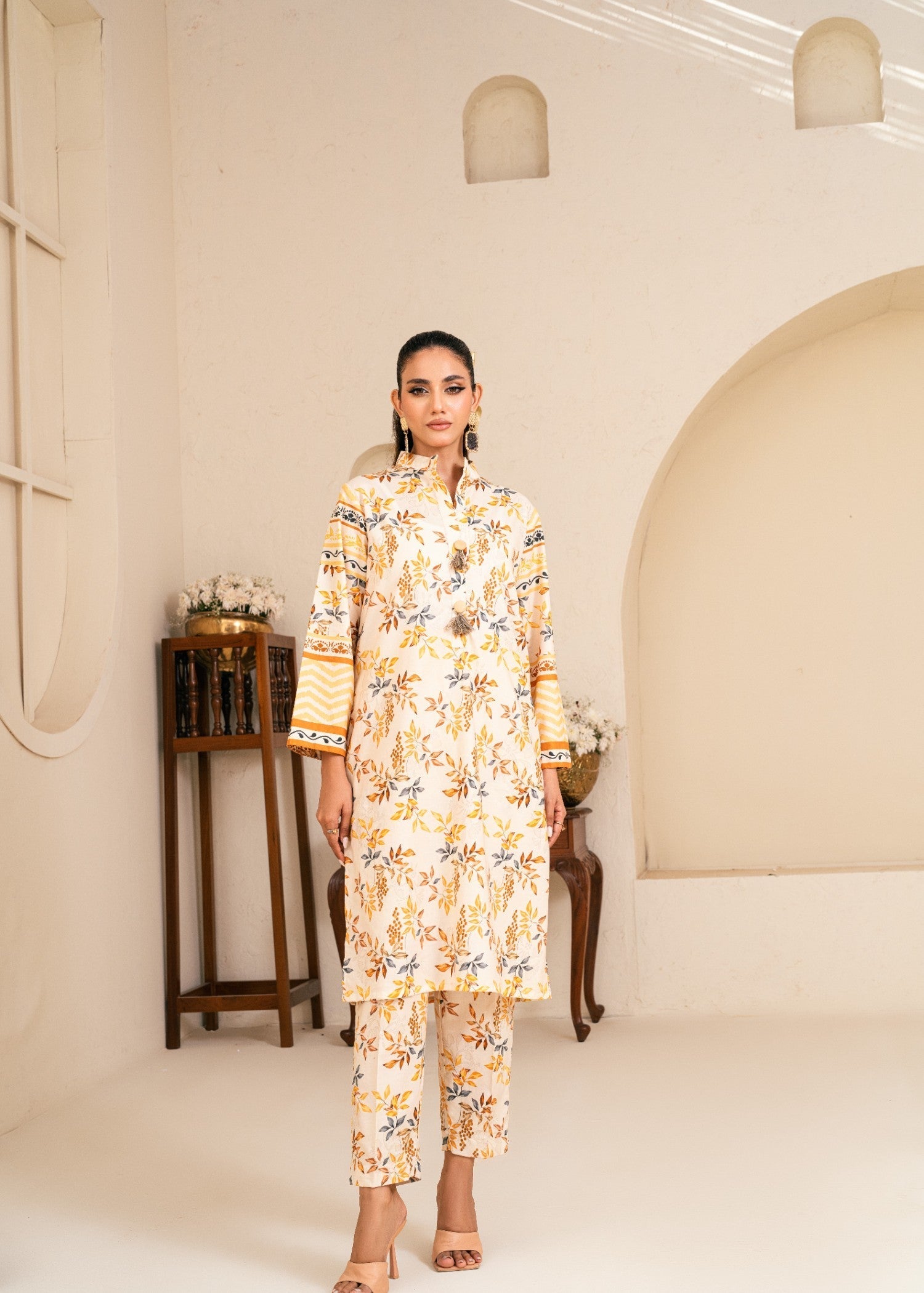 lawn Co Ord Sets in Butter