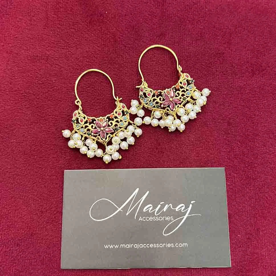Earrings in Multi Color by - Trendy Women Earrings NQT8183