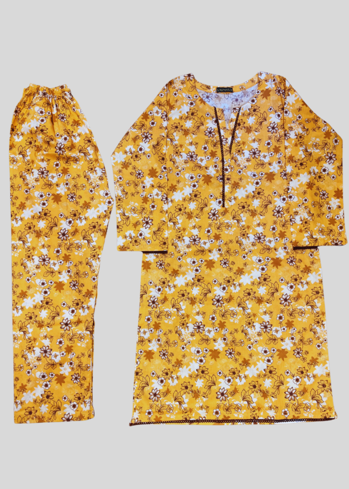 lawn Co Ord Sets in Yellow-orange