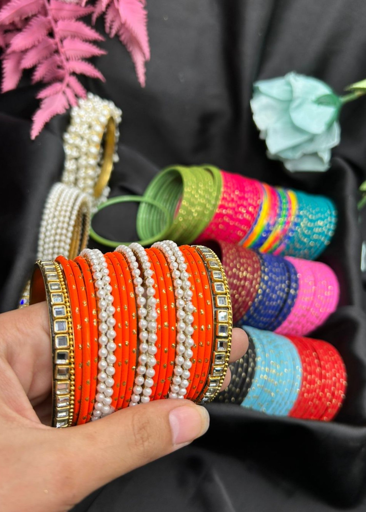 Bangles in Multi Color by - Trendy Women Bangles TLQ0450