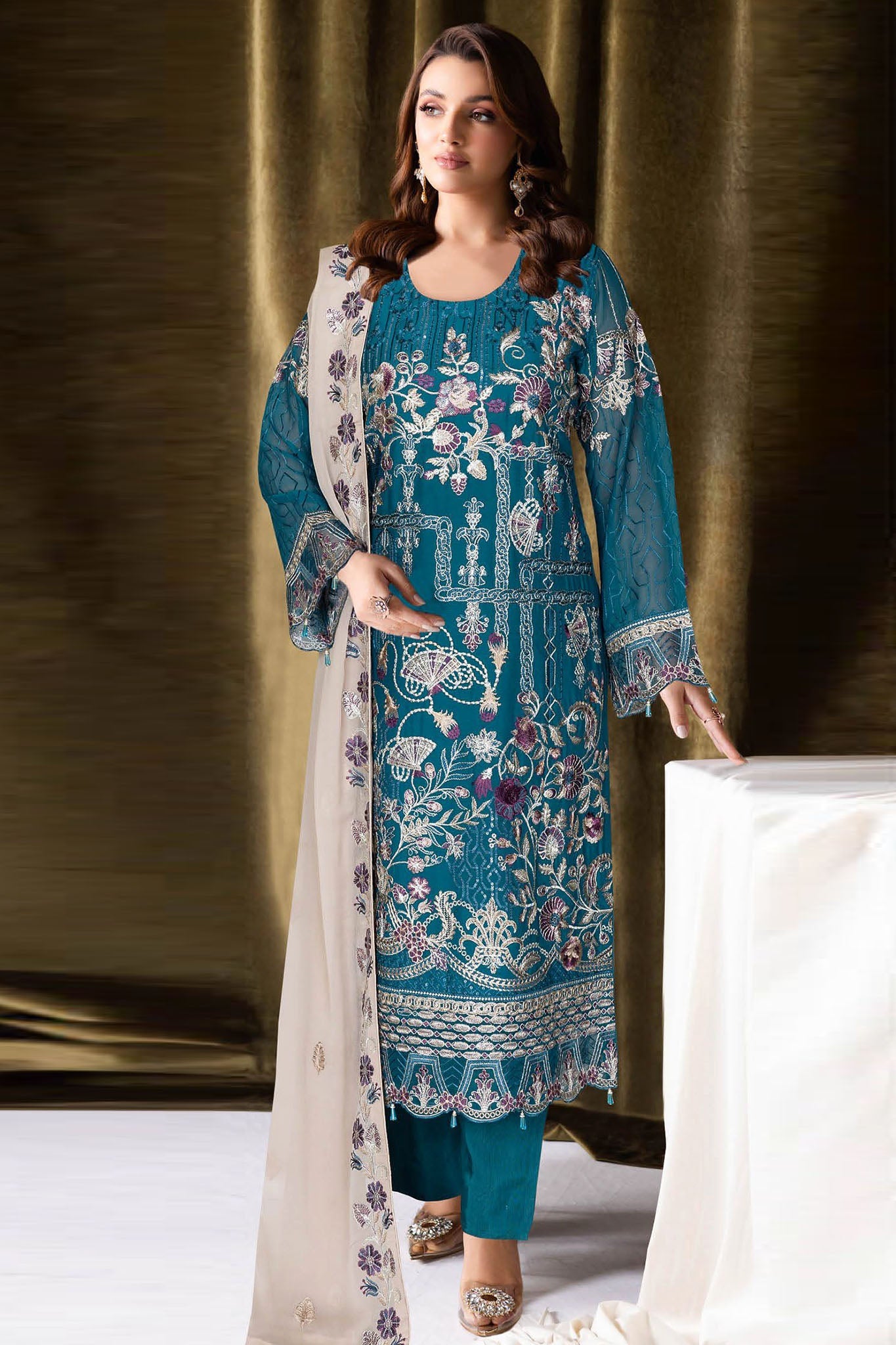 Sangeet Chiffon Formals – B-401