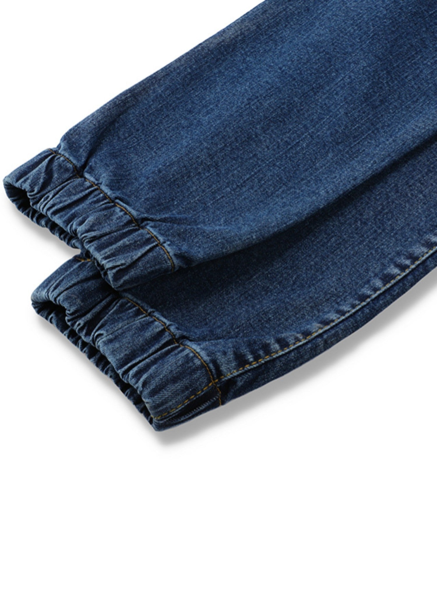 denim Jogger Pants in Dark blue