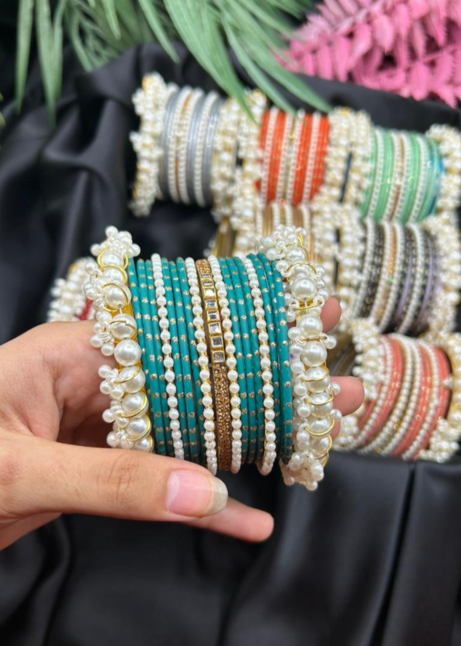 Bangles in Multi Color by - Trendy Women Bangles DXD5557
