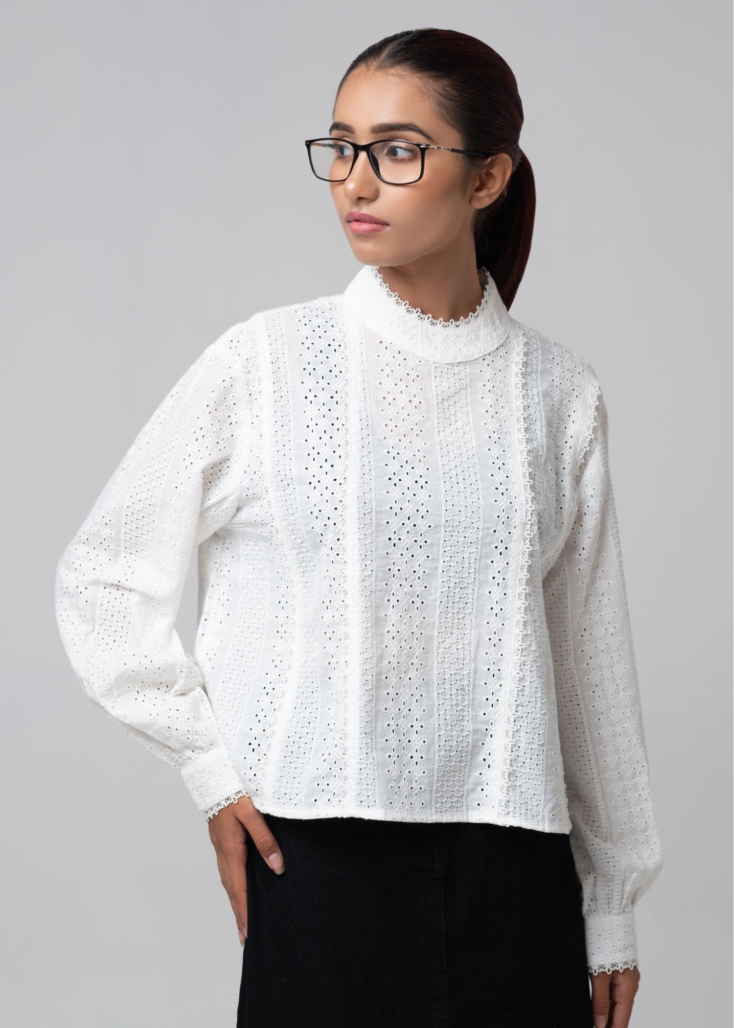 cotton Top in White