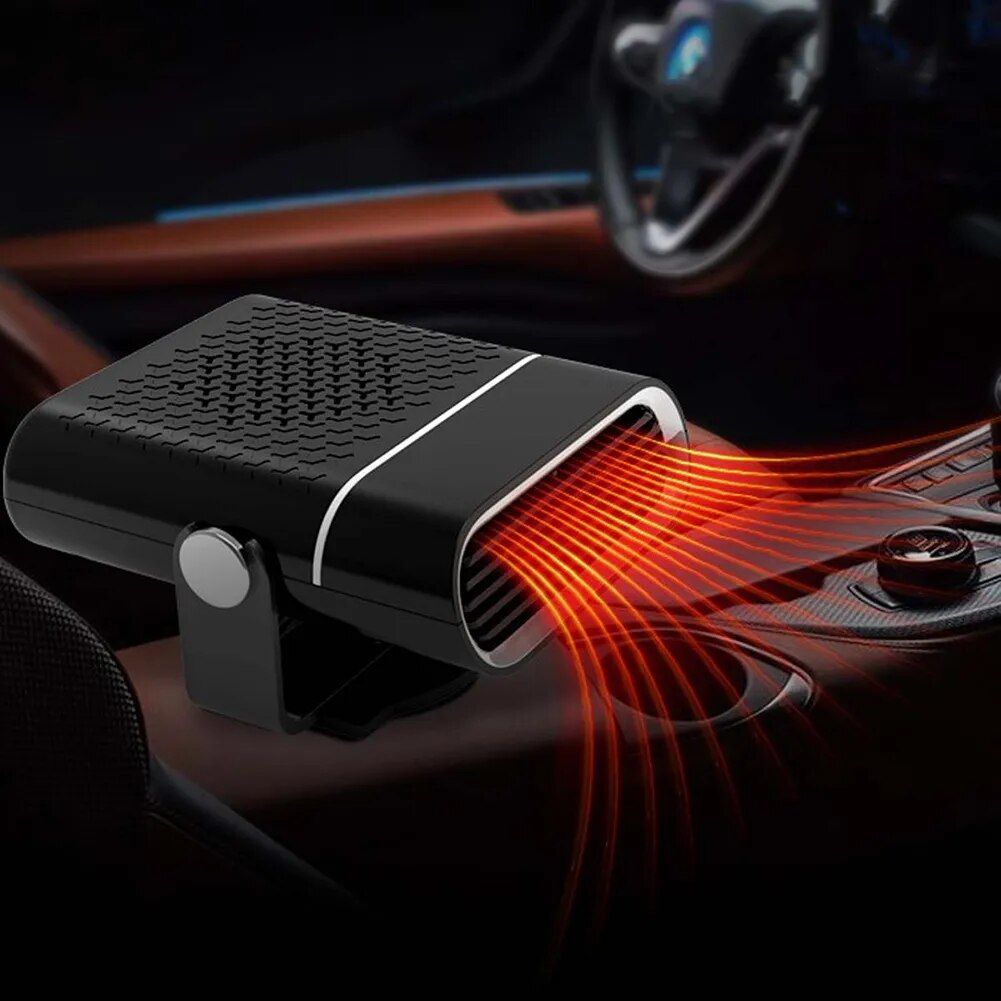12V Portable Electric Car Heater Fan Fast Window Defrosting & Heating