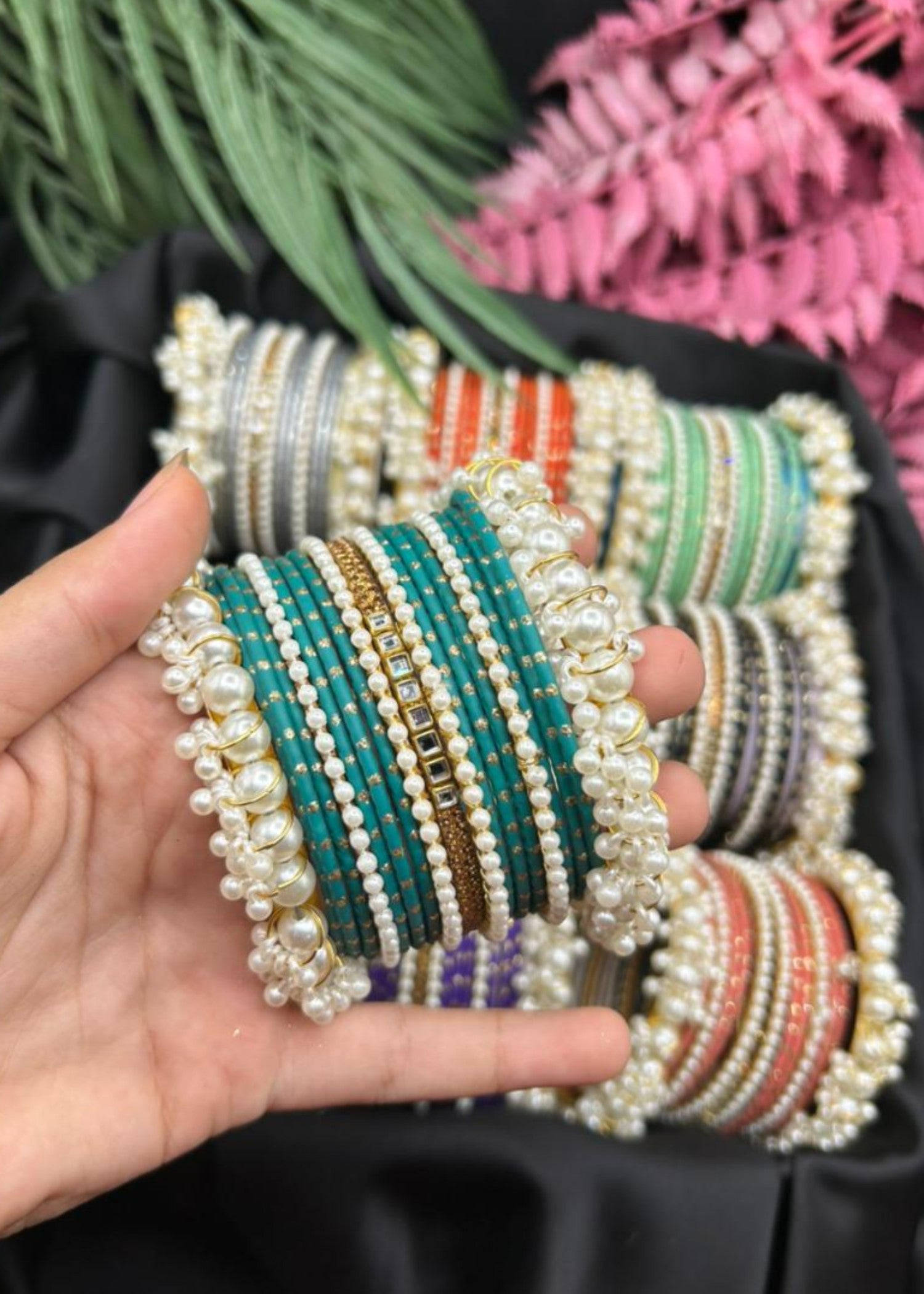 Bangles in Multi Color by - Trendy Women Bangles DXD5557