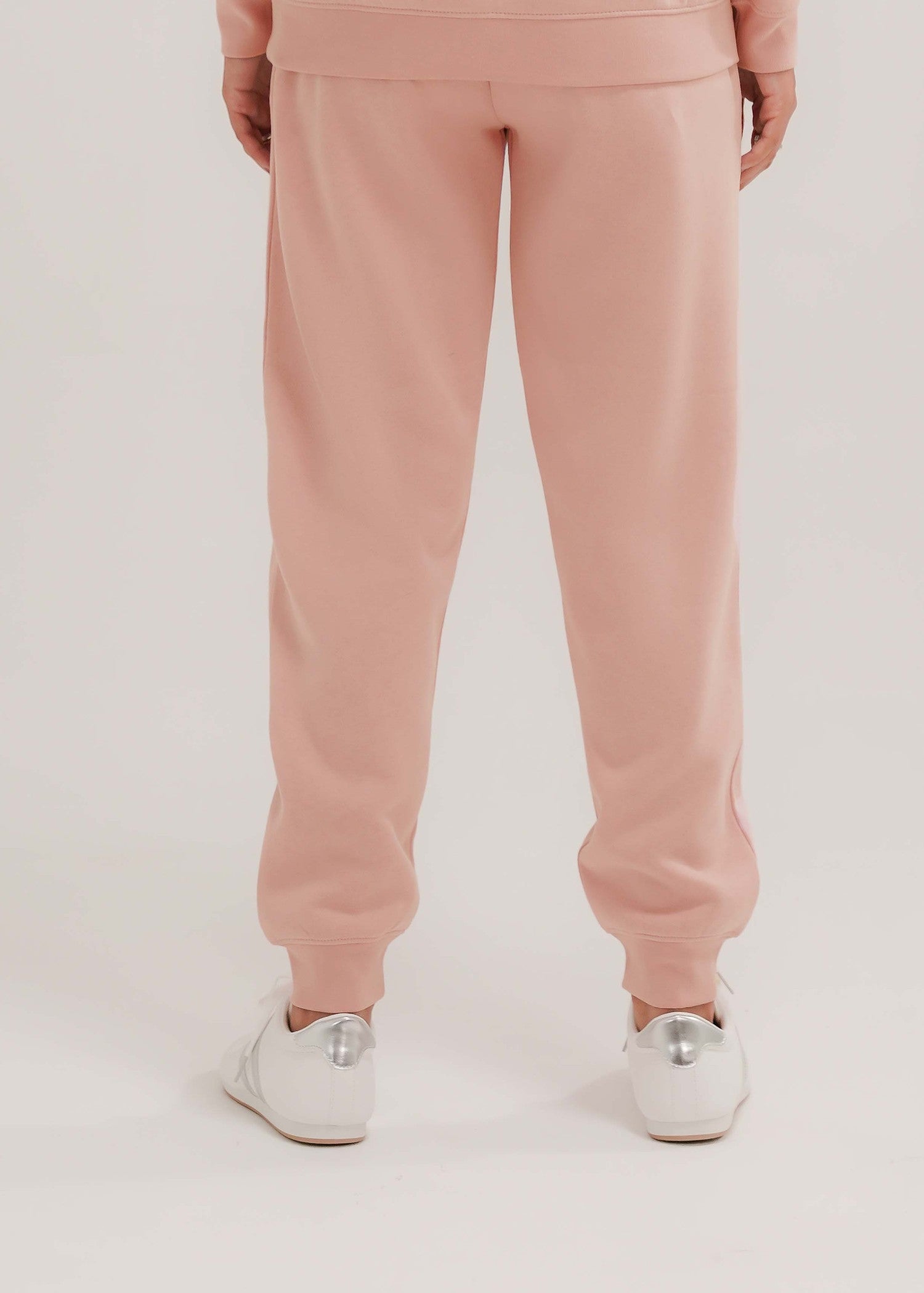 fleece Trousers in Pale pink