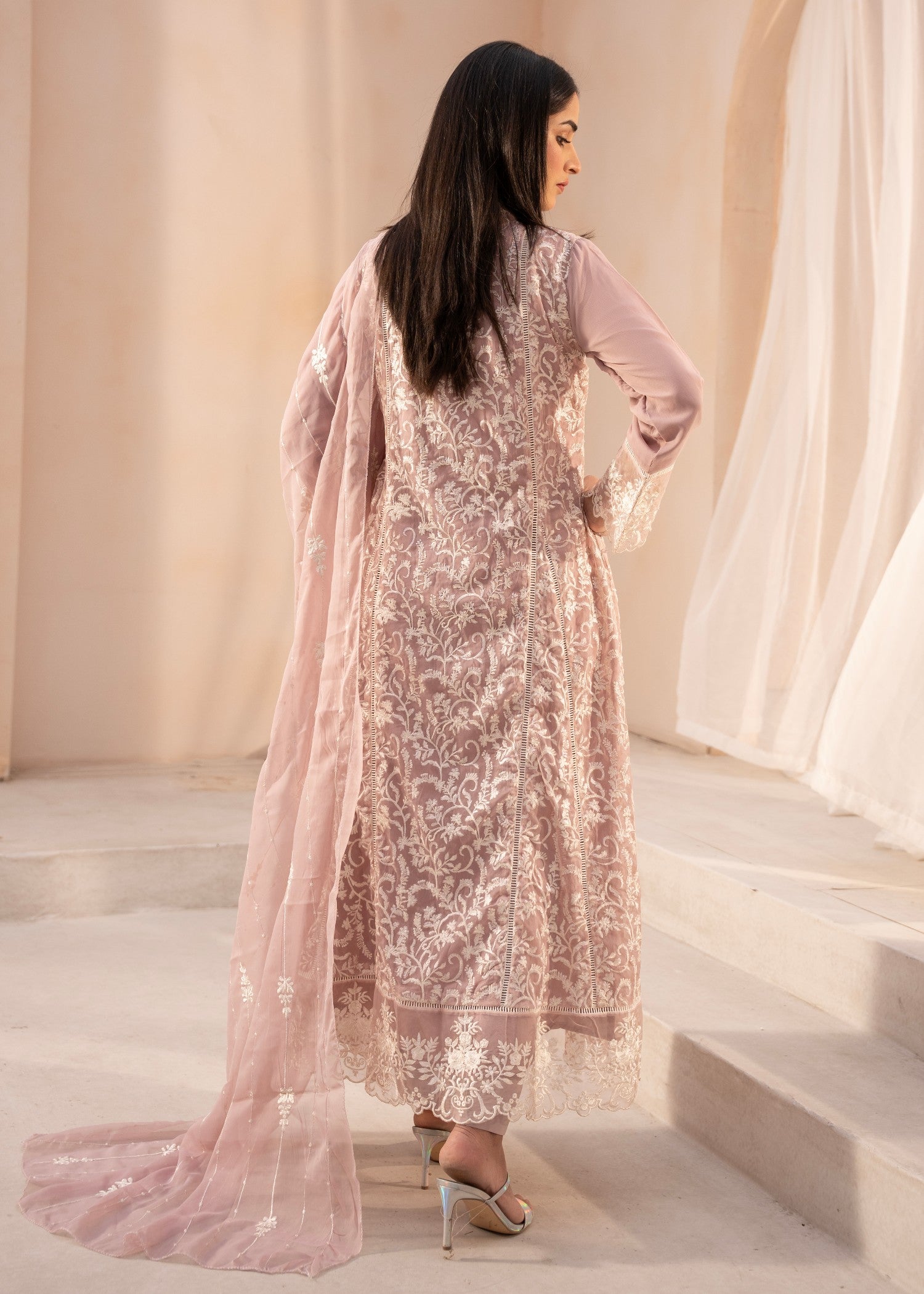 chiffon Maxi in Lilac