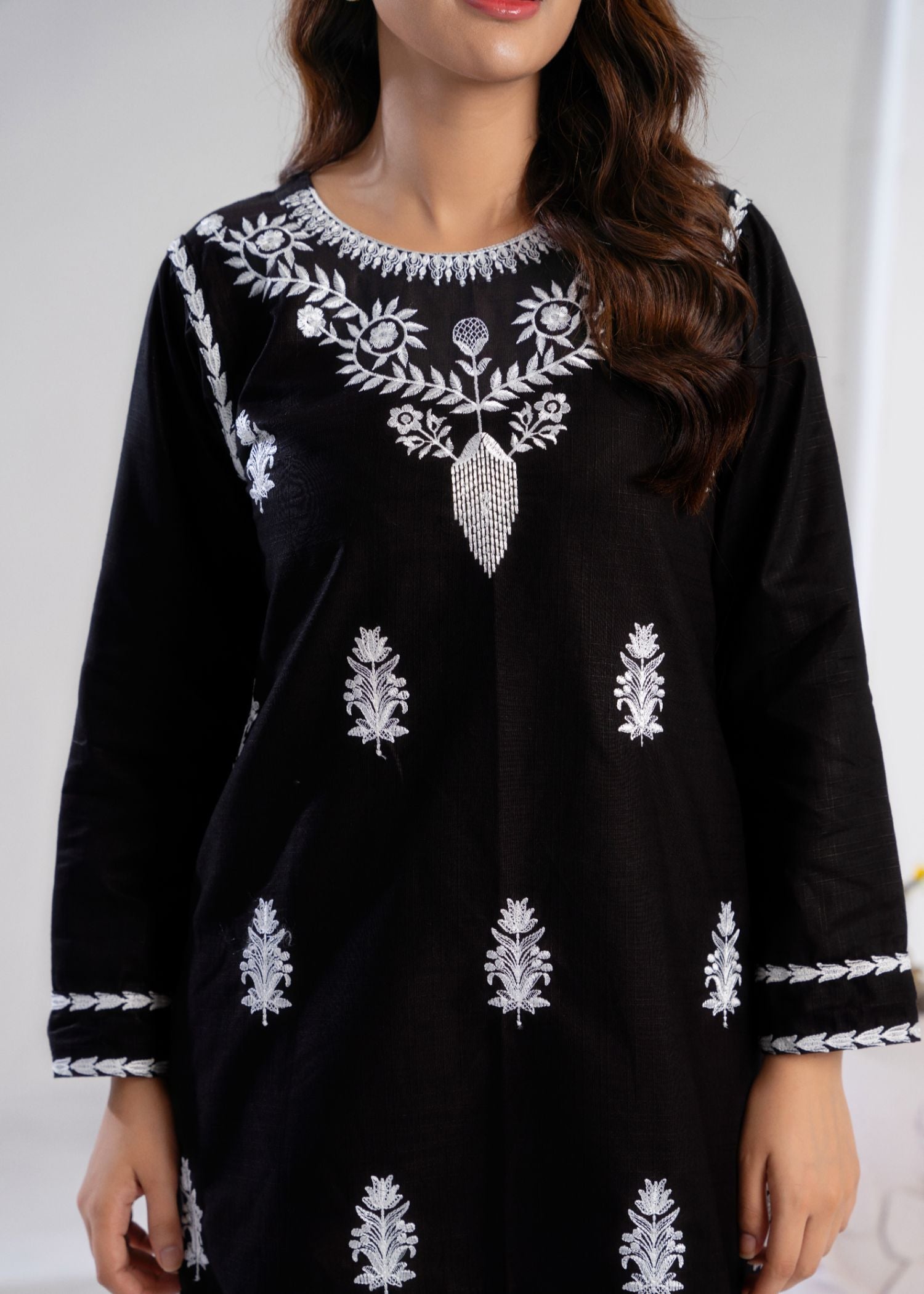 cotton Kurti in Black