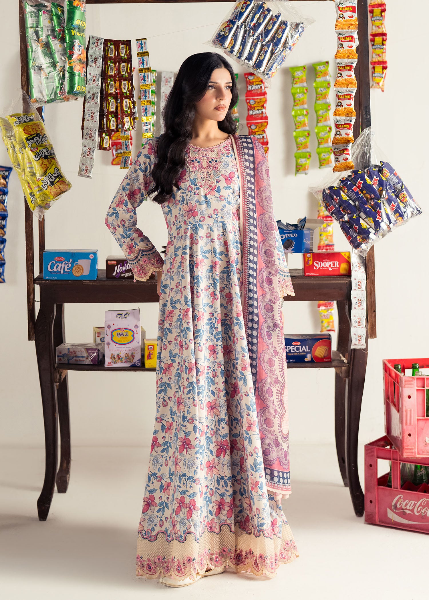 lawn Maxi in Lilac