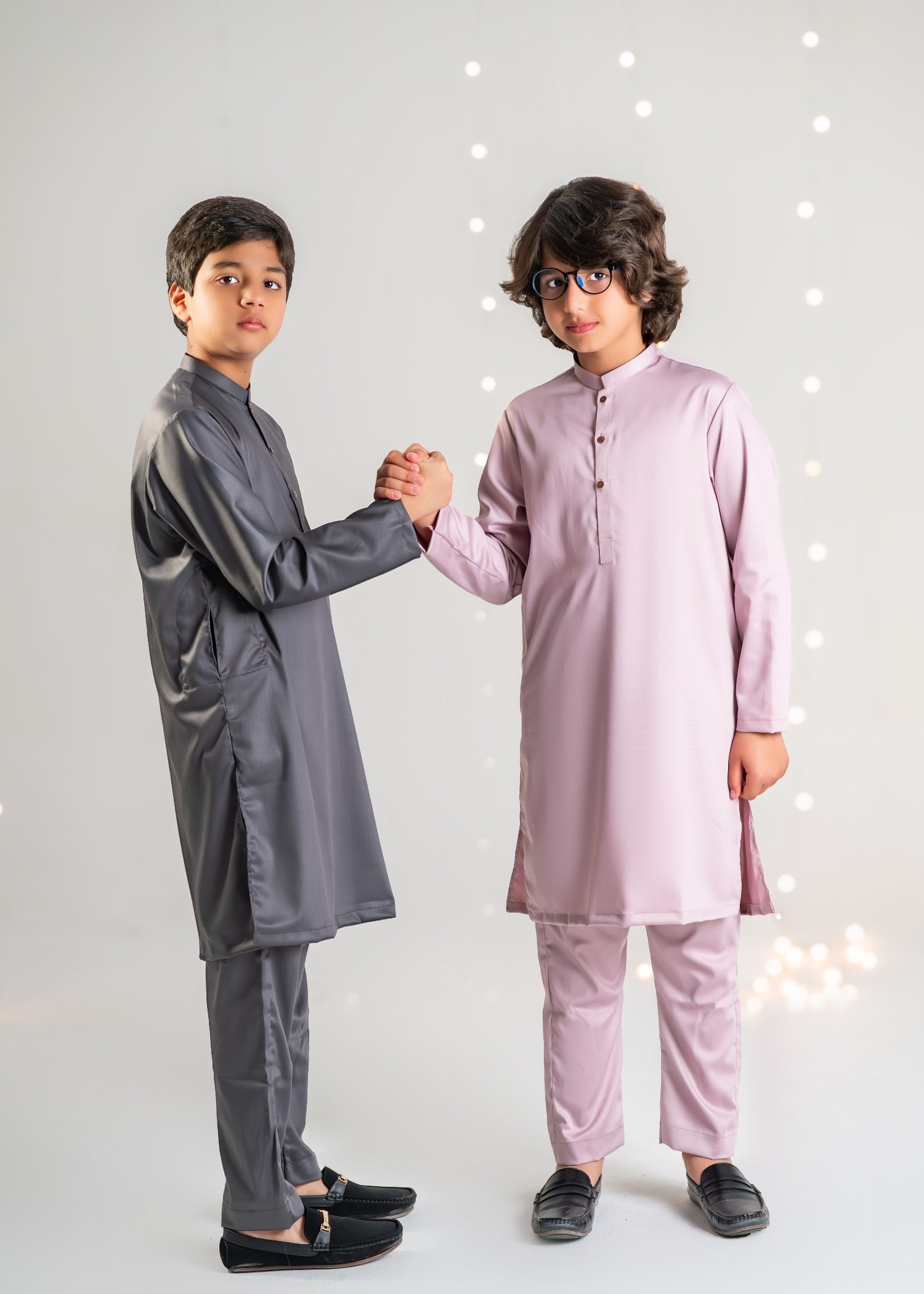 cotton Kurta Set in Pastel pink