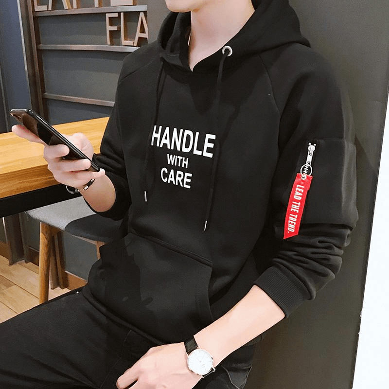 New Sweater Loose Men'S Hooded Men'S Baseball Uniform