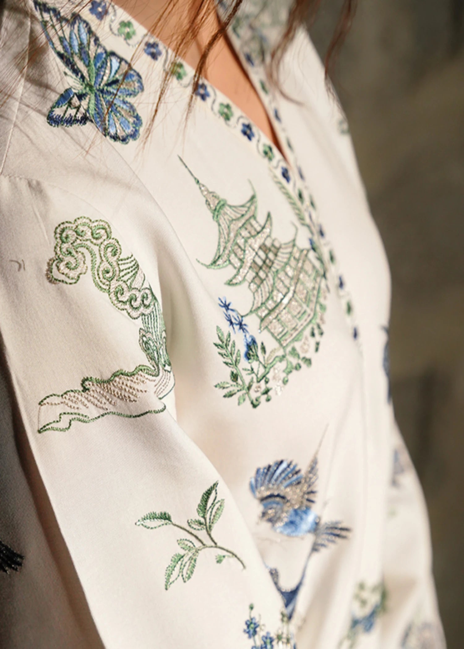 pure linen Kurta Set in White