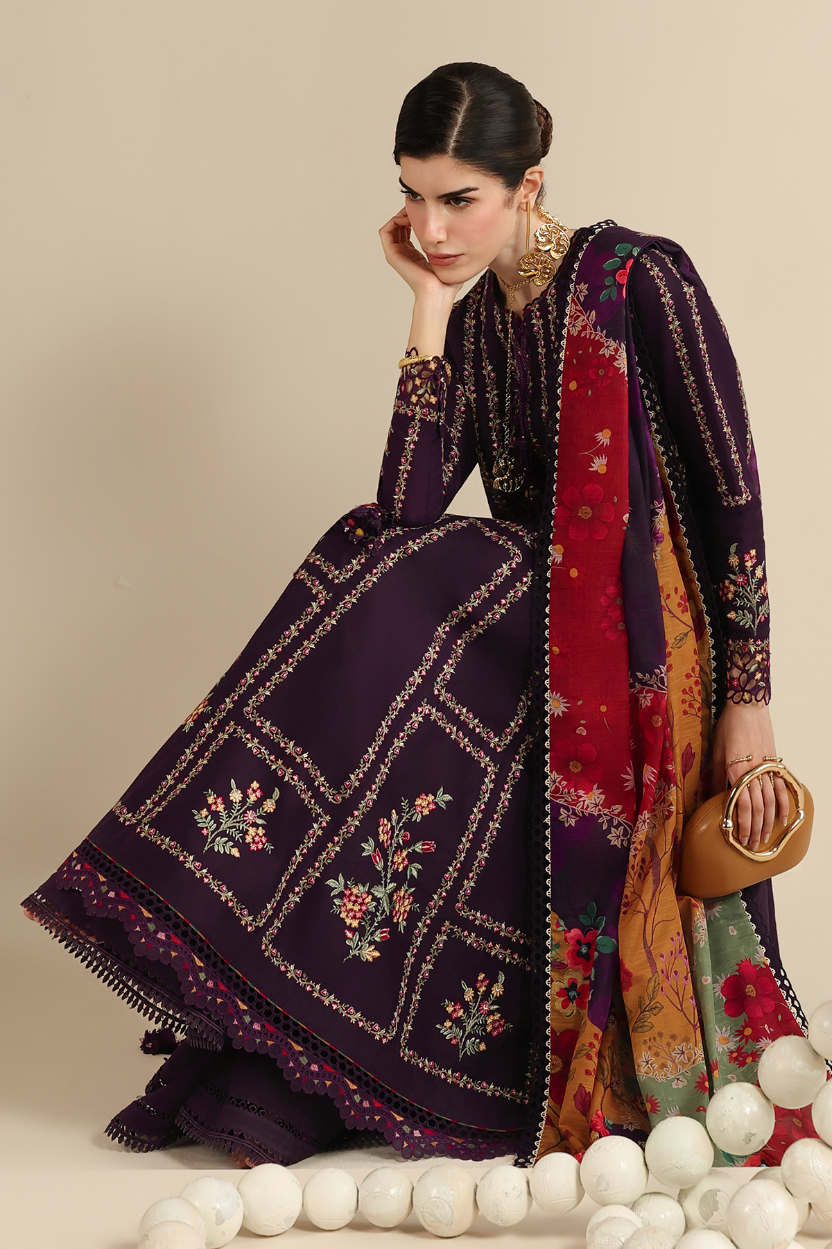 Iris Luxury Festive Lawn – IL26-D06