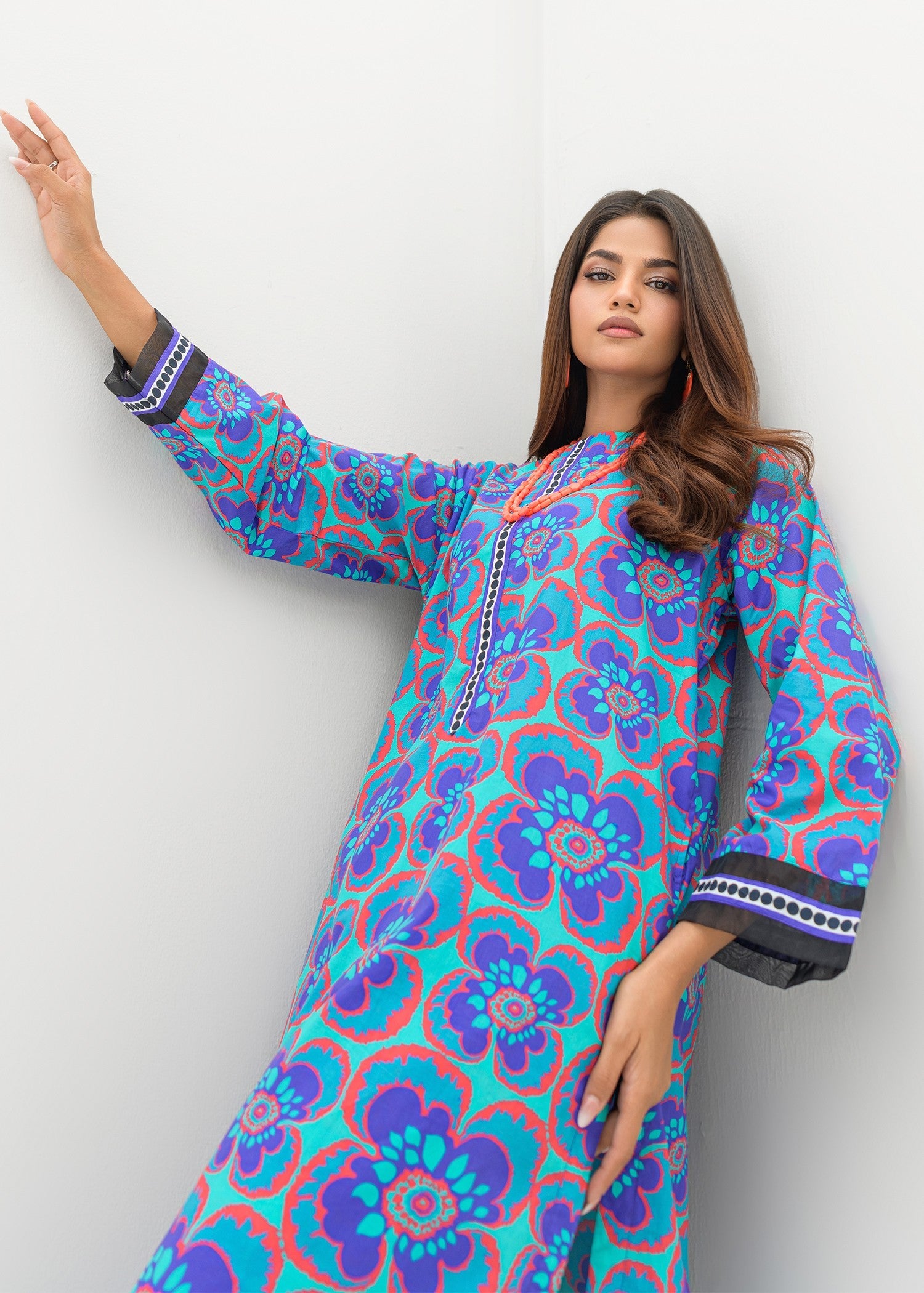 cambric Co Ord Sets in Turquoise