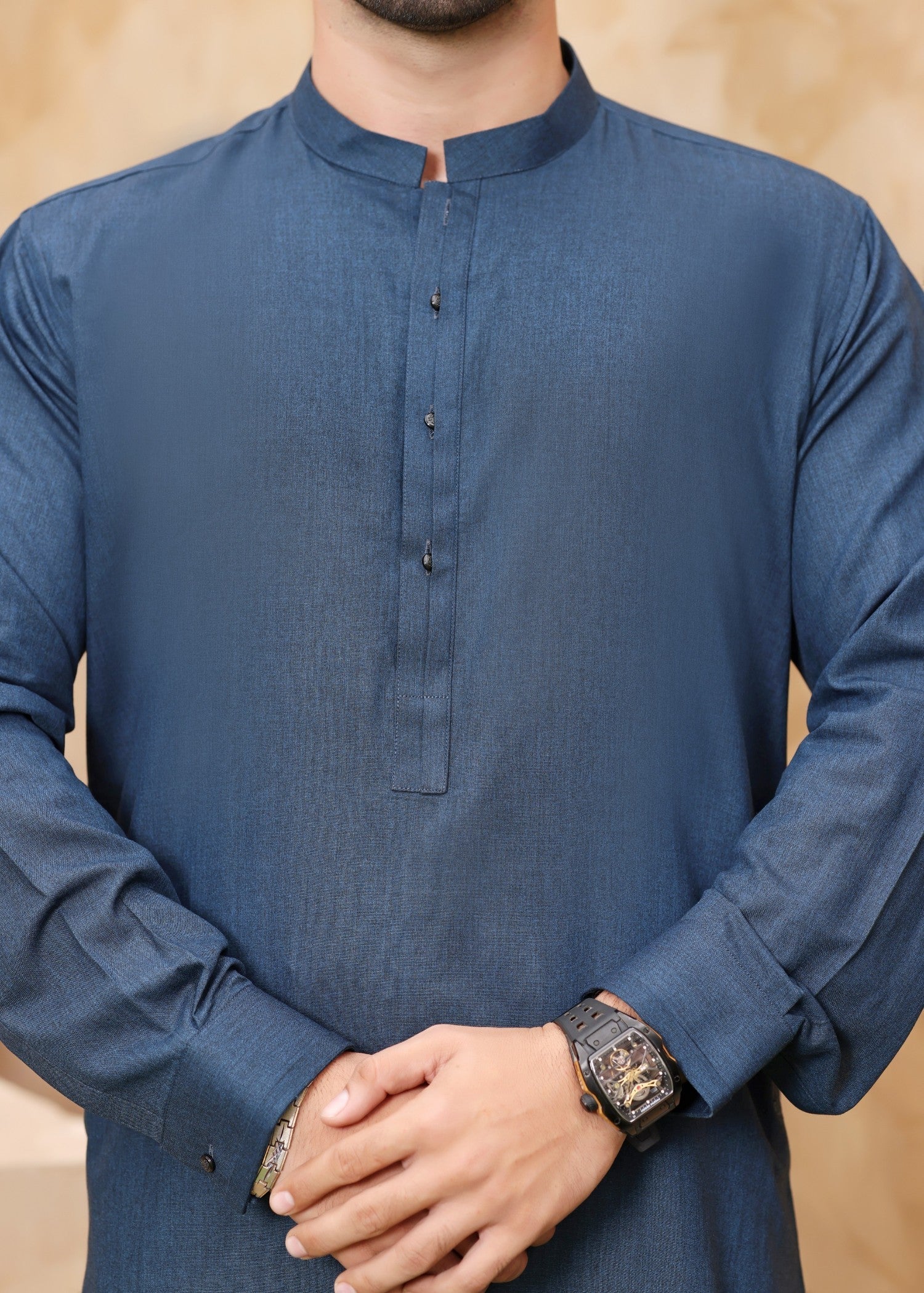 wash & wear Waistcoat in Blue