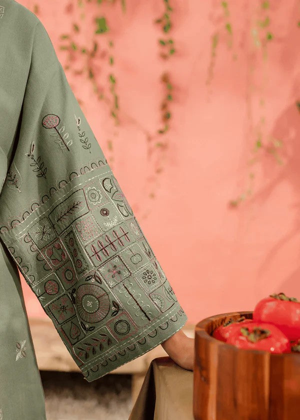 dhanak Co Ord Sets in Pastel green