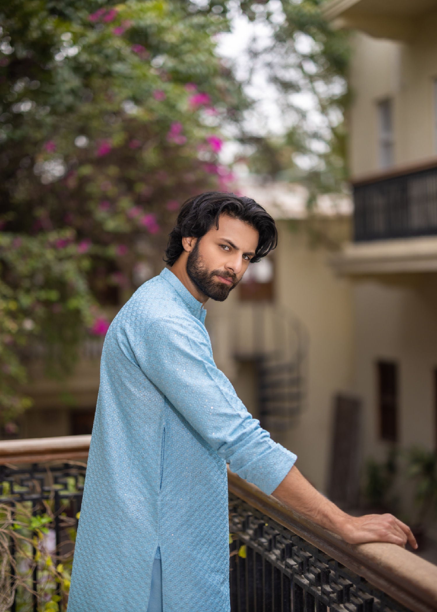 masuri Kurta Set in Aquamarine