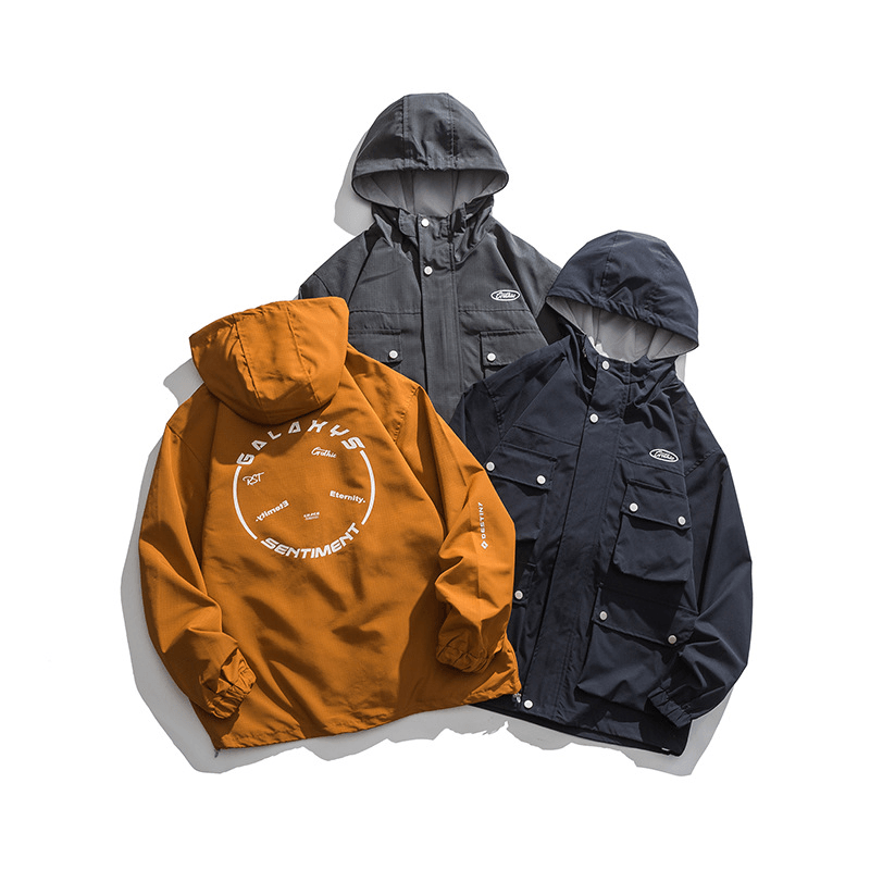 Japanese Tooling Style Three-Dimensional Patch Pocket Embroidery