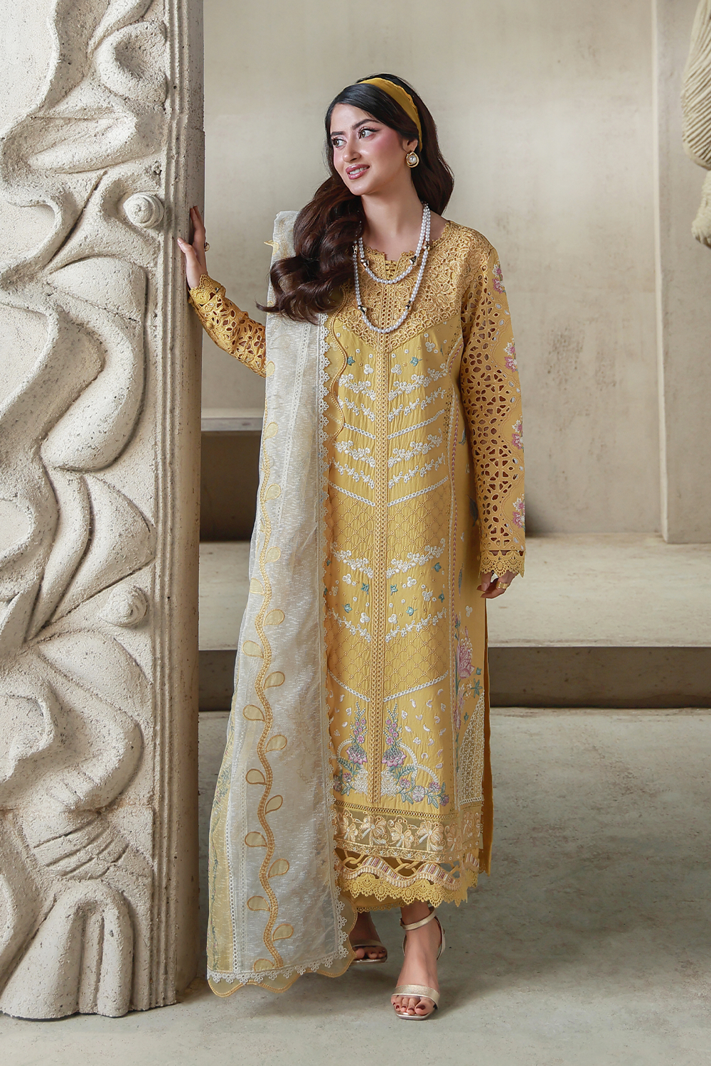 Saagar Festive Luxury Lawn – ZIMAL (AL-02)