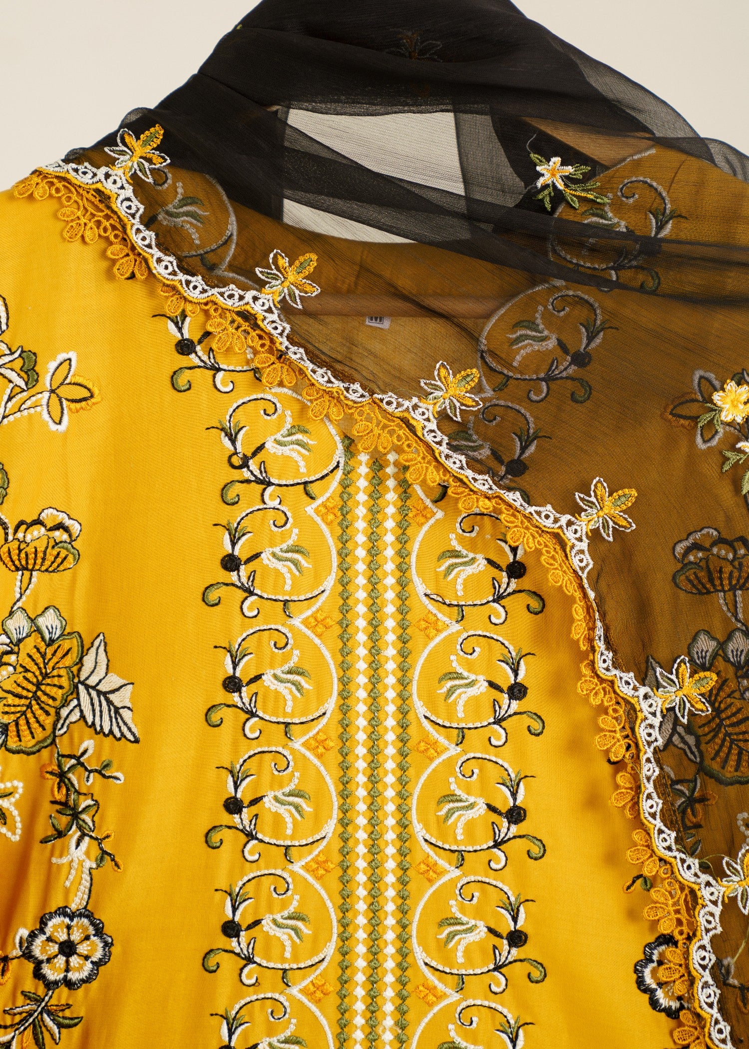 lawn cotton Kurta Set in Sunflower
