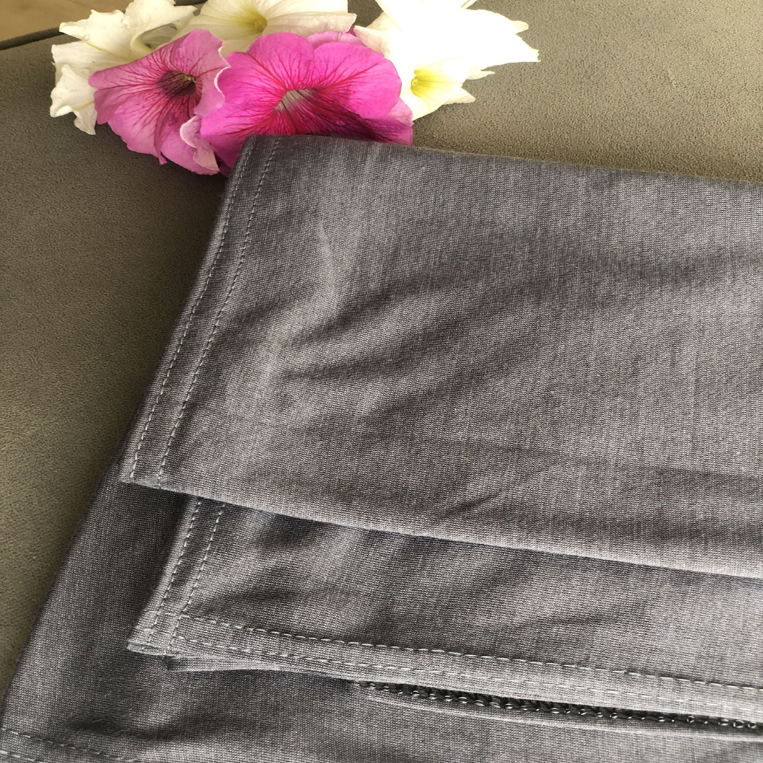 single jersey knit Hijab in Dark grey