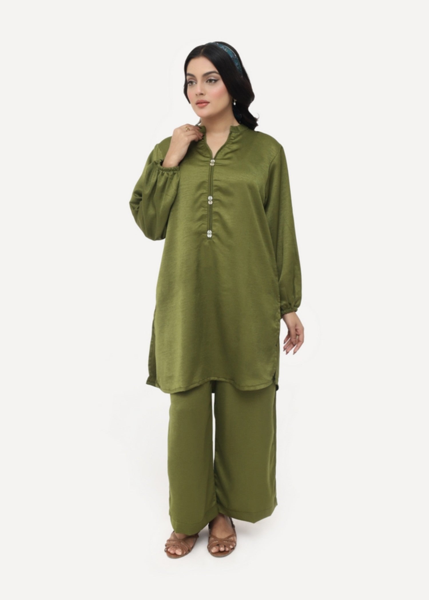 grip Co Ord Sets in Dark green