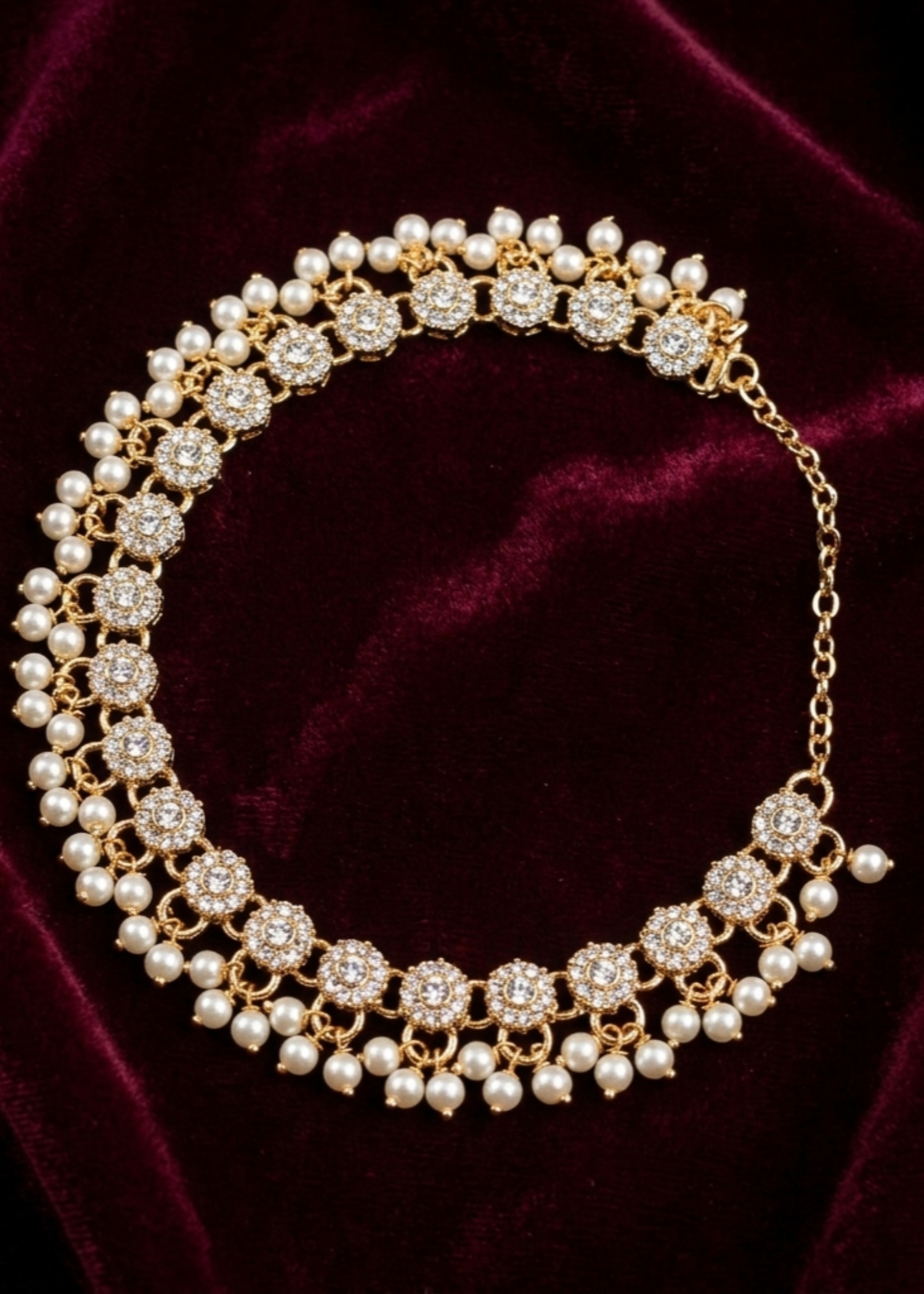 Anklet in Silver Color by - Trendy Women Anklet WIW9905