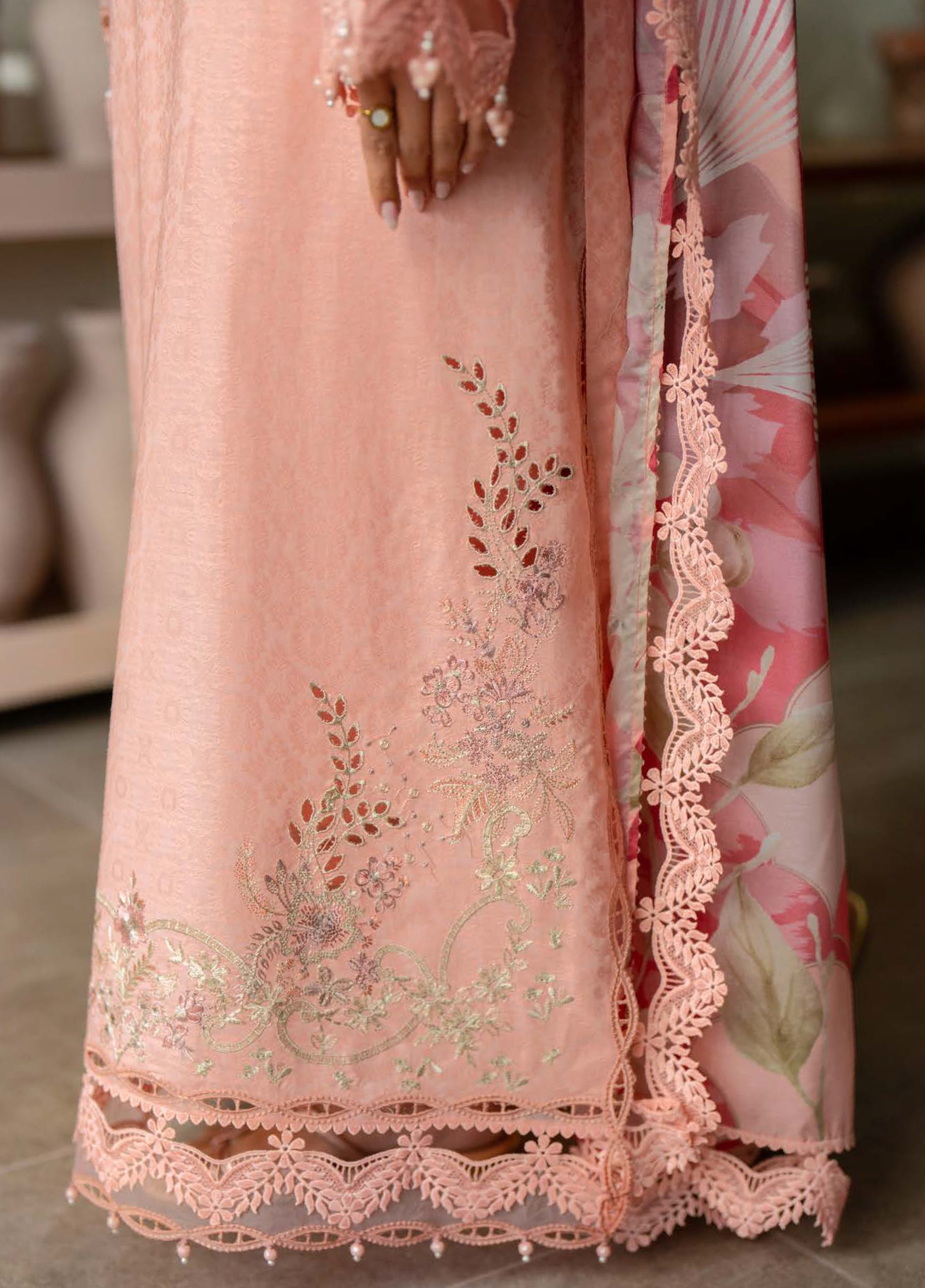 Raha Festive Jacquard Lawn – NE-235