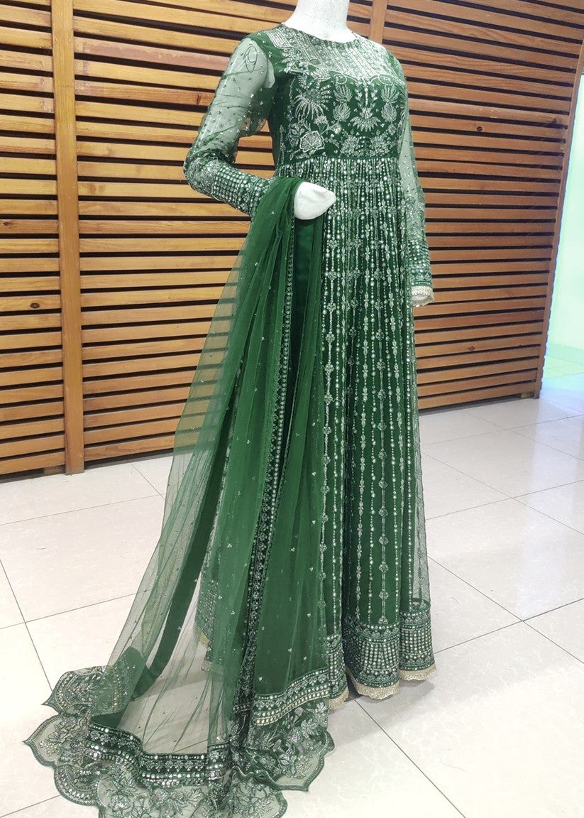 net Unstitched in Green