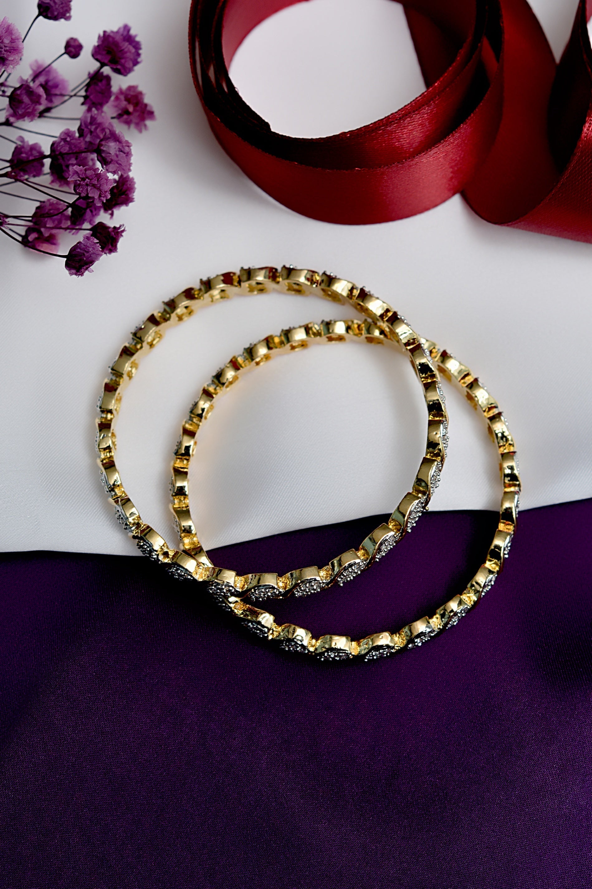 Bangles in Gold Color by - Trendy Women Bangles ACI8027