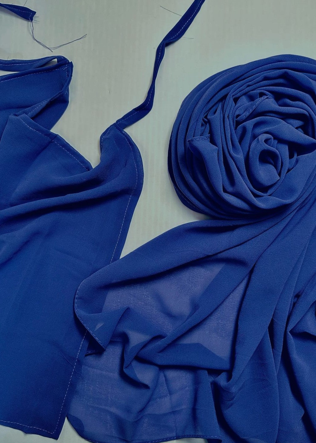 georgette Hijab in Royal blue