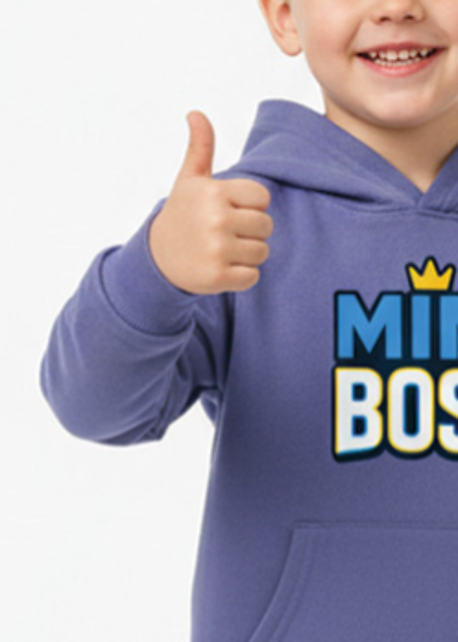 fleece Hoodie in Royal purple