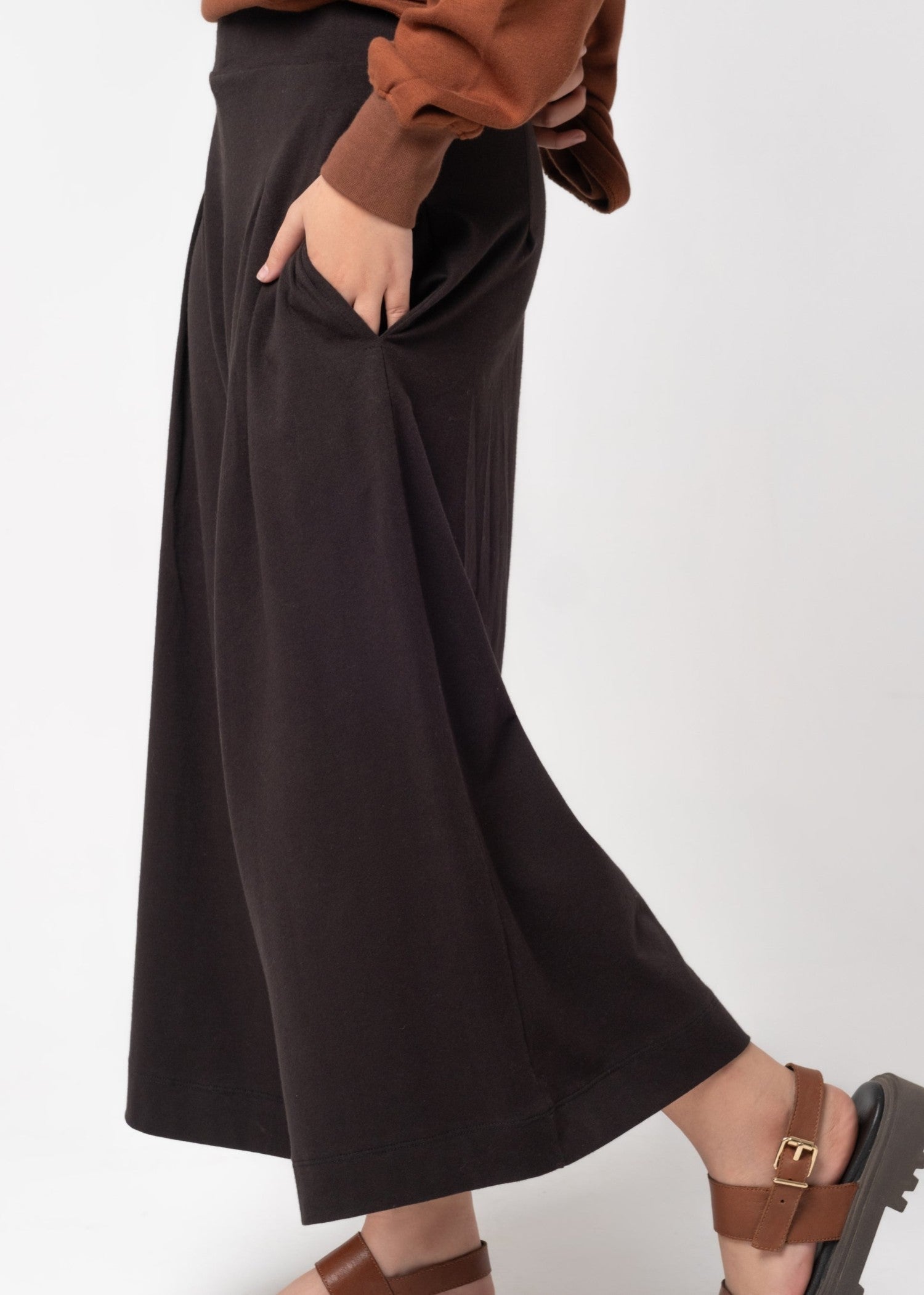 fleece Trousers in Black