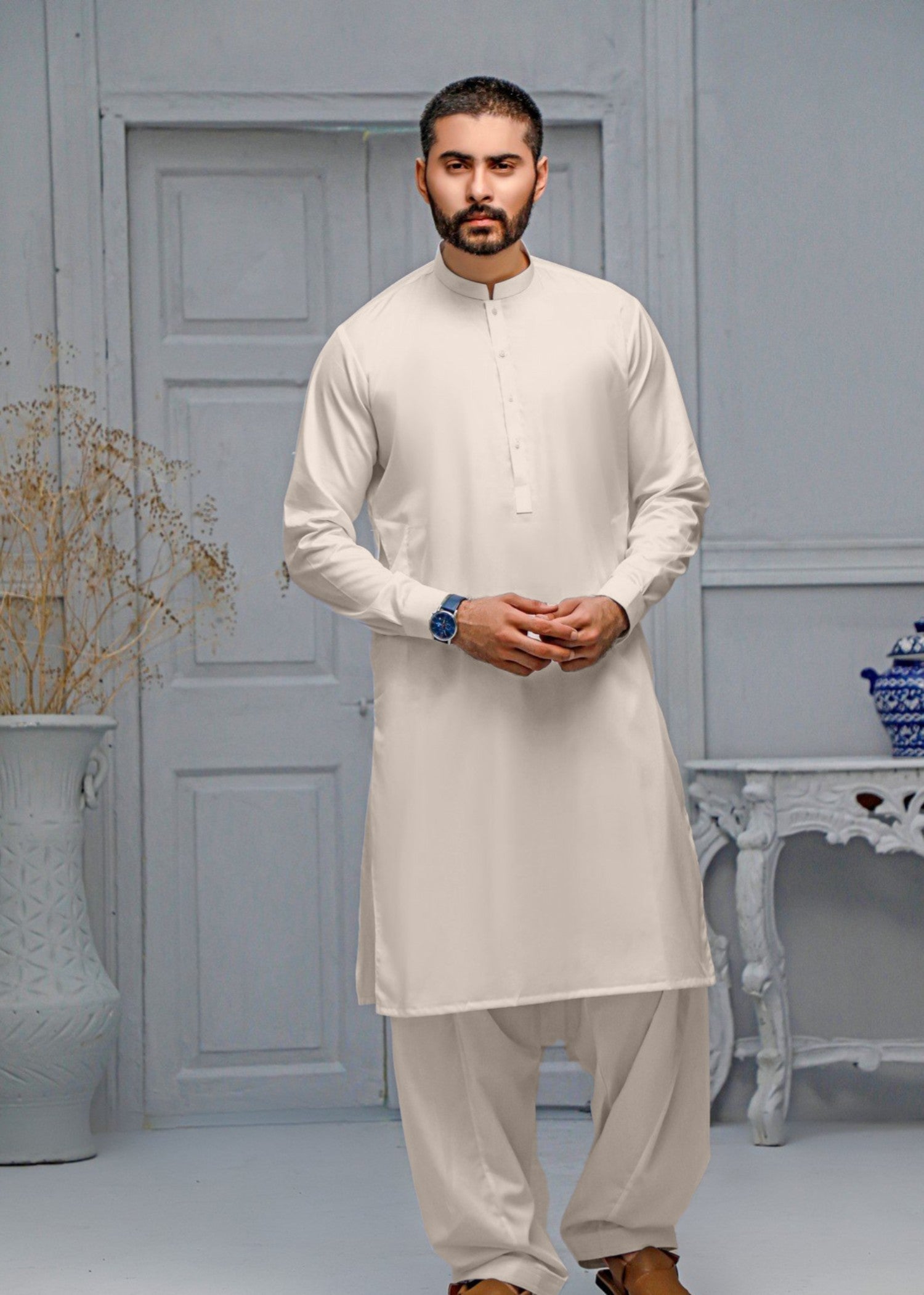 suiting Waistcoat in Sky