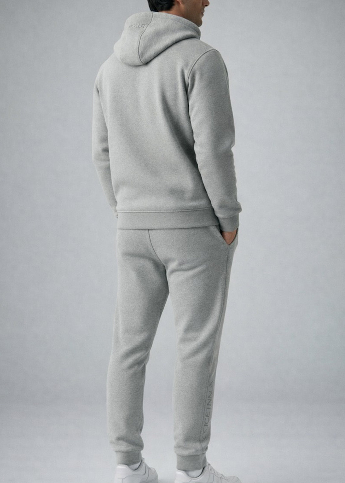 fleece Tracksuit in Grey