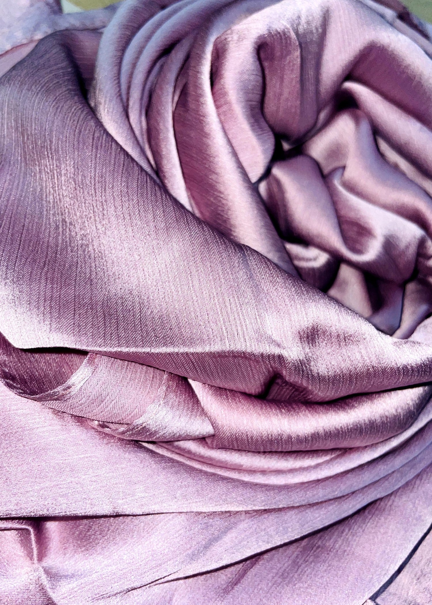 silk Hijab in Lavender grey
